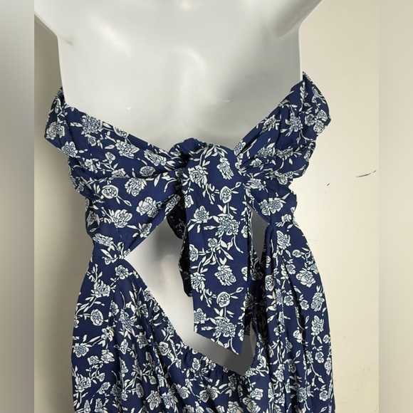 Floral Halter Maxi Wide Leg Pants - Picture 4 of 6